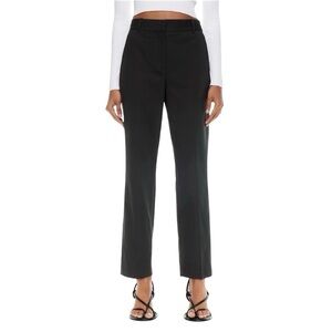 Aritzia Babaton Command Pant Black Straight-Leg Trouser Sz 12